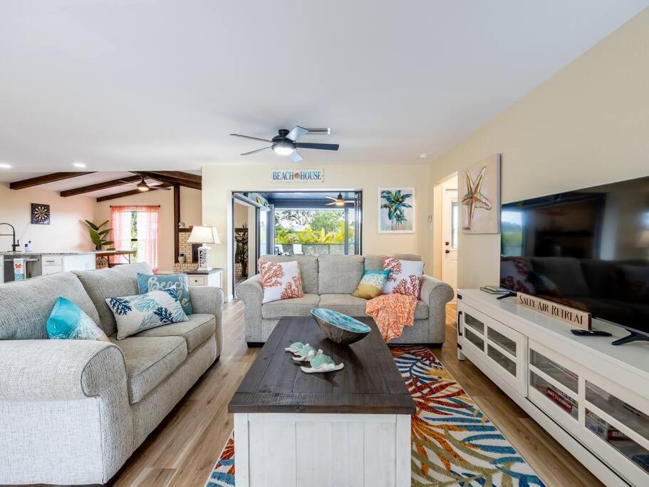 Englewood, Manasota Keys - 2 Bedroom Luxury Villa, Pool, Game Room, 6 Min To Beaches Next To Canal Eksteriør billede