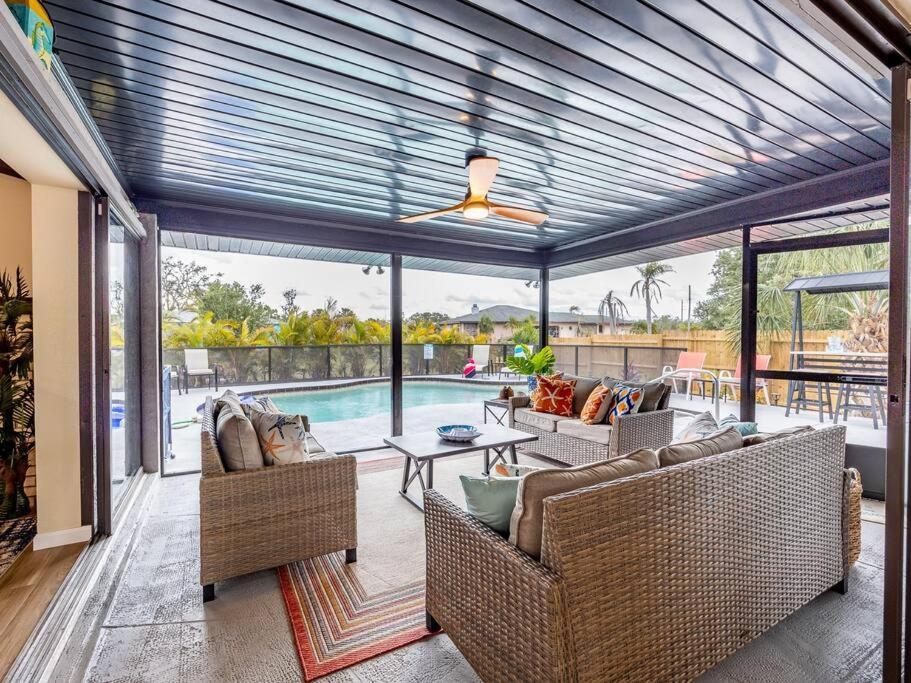 Englewood, Manasota Keys - 2 Bedroom Luxury Villa, Pool, Game Room, 6 Min To Beaches Next To Canal Eksteriør billede